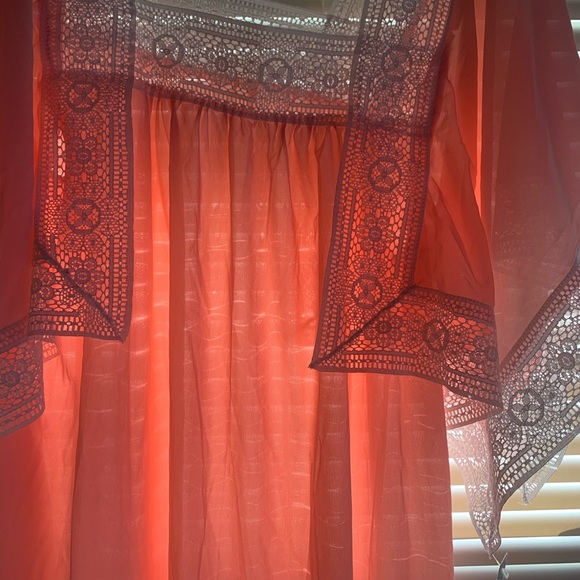 Vintage Pink Sheer pink dress/gown - Picture 3 of 5